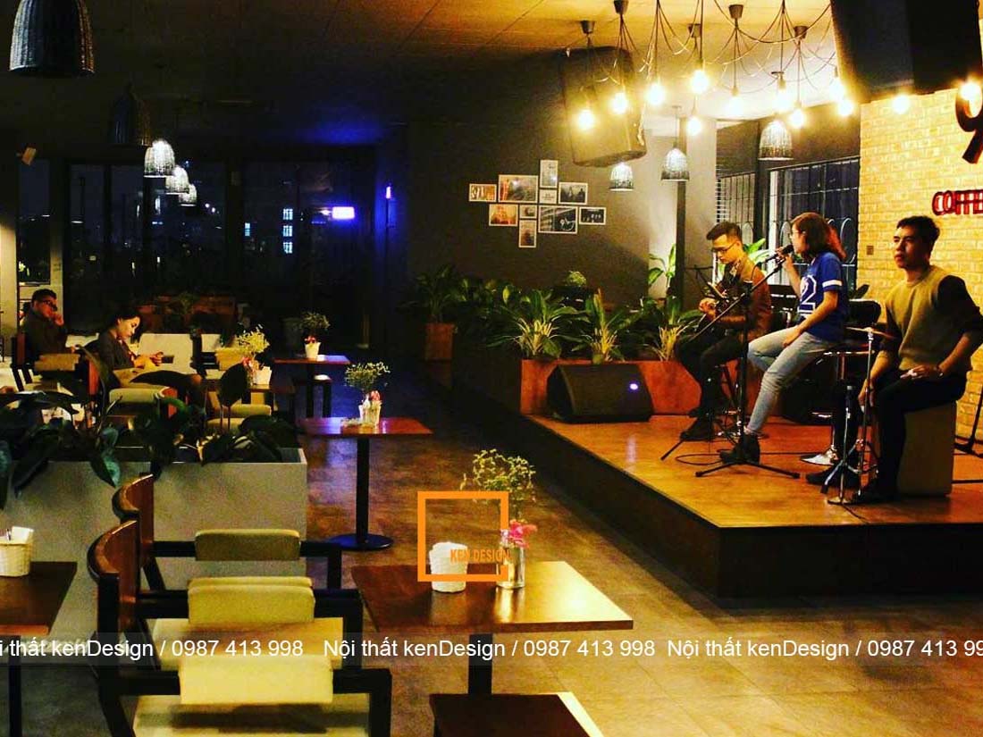 Thiết kế quán cafe phòng trà